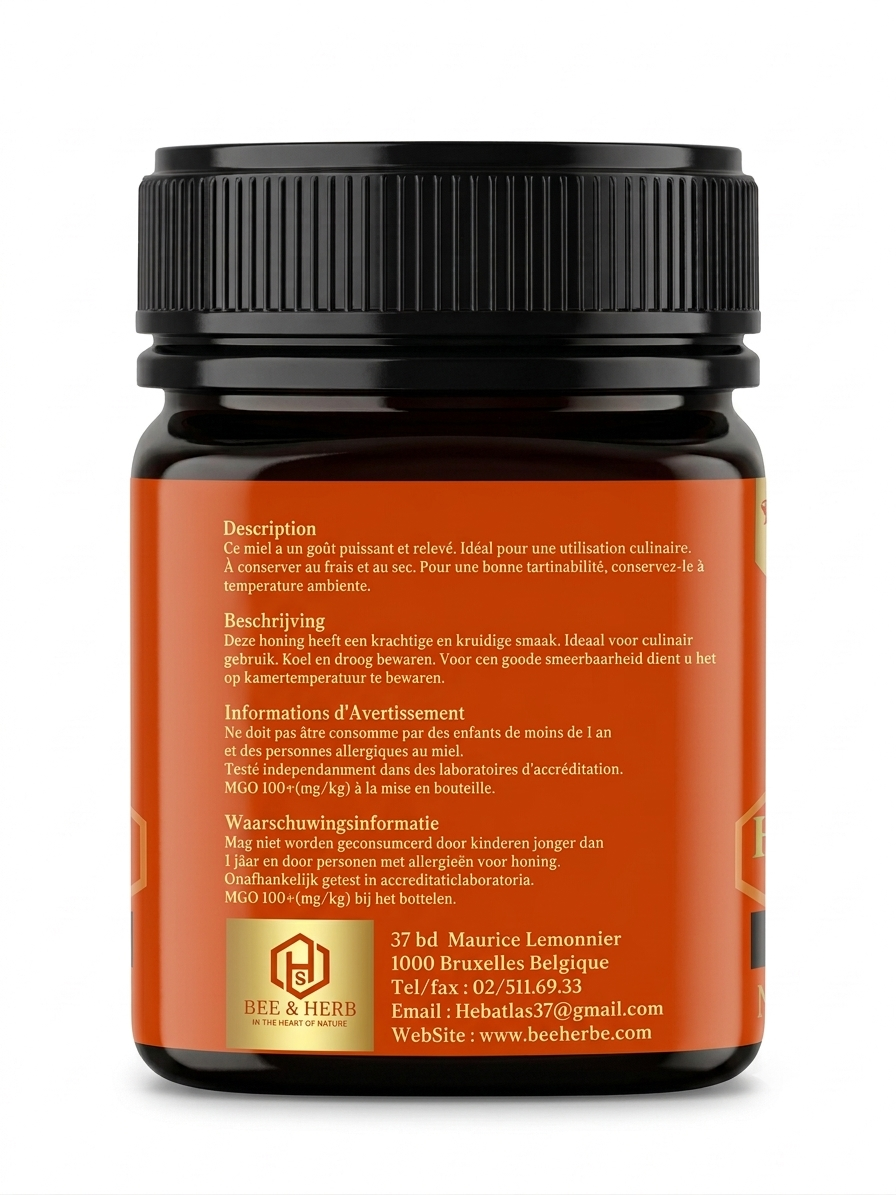 Miel de Manuka MGO 100+ – 250 g