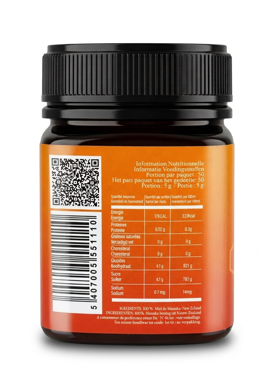 Miel de Manuka MGO 1200+ – 250 g